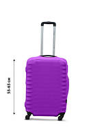 Чохол на валізу Sweetkeys із дайвінгу M фіолетовий