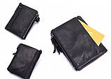 Гаманець портмоне чоловічий шкіряний Contact'S (чорний), фото 3