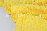 Плюш minky жовтого кольору 350 г/м2 No-4, фото 2
