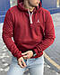 Тепла чоловіча толстовка на флісі з начосом Jordan, зимове худі з капюшоном, утеплена кофта Джордан, фото 3