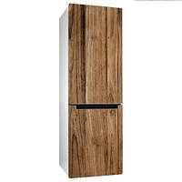 Вінілова наклейка на холодильник Структура дерева плівка декор під дерево глянцева дошки 600*1800 мм