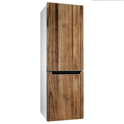 Вінілова наклейка на холодильник Структура дерева плівка декор під дерево глянцева дошки 600*1800 мм, фото 1