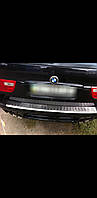 Накладка на задний бампер BMW X5 (53) с загибом