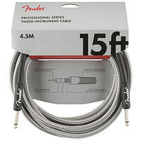 Кабель інструментальний FENDER CABLE PROFESSIONAL SERIES 15' WHITE TWEED