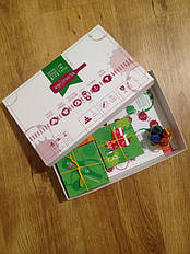 Друк \ тиснення індивідуальних лого на коробочках з білого крейдованого картону 17