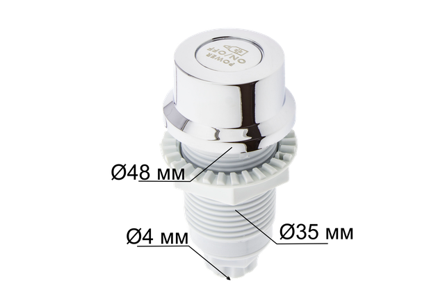 Пневмокнопка для гідромасажної ванни Пневмокнопка для джакузі