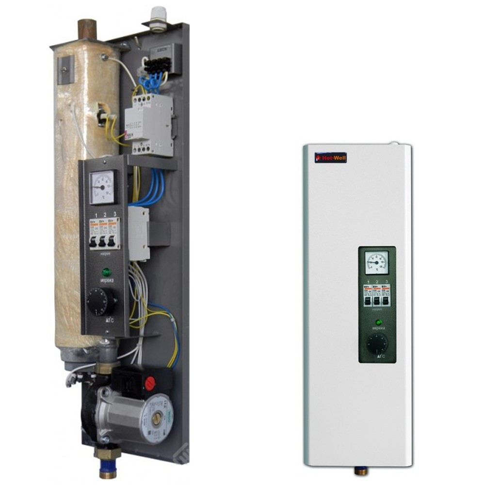 Електричний котел Hot - Well Elektra Lux 6 кВт (380) (з насосом)