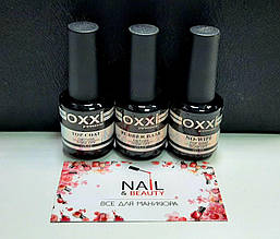 Набір База Oxxi 15 ml + Топ Oxxi No wipe (без липкого шару) + Top Coat 15 ml База і топ Оксі