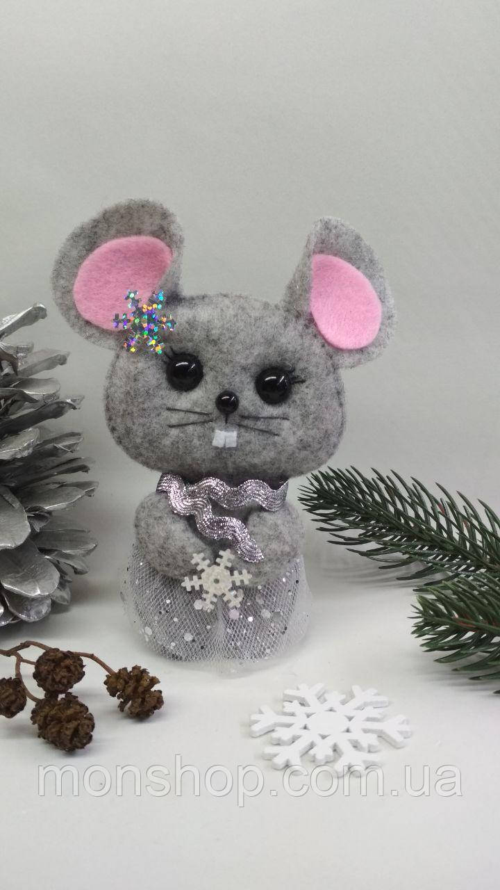 Мишка сніжинка