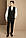 Жилетка для офіціанта чоловіча чорна на підкладці з врізними кишенями Atteks — 01110, фото 4