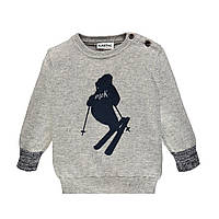 Джемпер для хлопчика MEK 193MDHC003-827 сірий 86-98