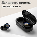 Бездротові навушники Wi-pods TW60 Pro навушники-блютуз гарнітура. Чорні, фото 5