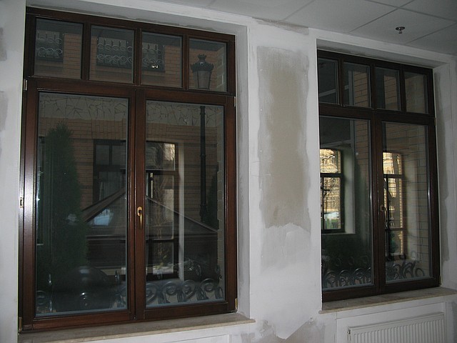 Деревянные окна со стеклопакетом (дуб) - фото 1 - id-p1244988