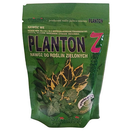 Добриво PLANTON Z для декоративних рослин (200 г) від Plantpol Zaborze, Польща, фото 2