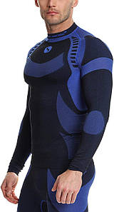 Термокофта чоловіча спортивна Sesto Senso Active зональна безшовна, лонгслив, термобілизна