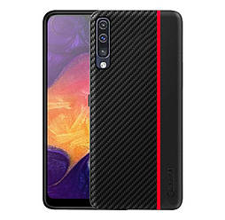 Чохол накладка Primo Cenmaso для Samsung Galaxy A50 2019 ( SM-A505 ) - Black&Red