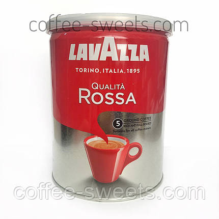Кава мелена Lavazza Qualita Rossa ж/б 250 гр, фото 2