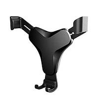 Універсальний тримач для телефона в автомобіль в дефлектор «Compact» (чорний)