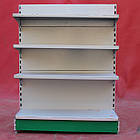 Торгові острівні (двосторонні) стелажі «Модерн» 130х95 cм., сірі, Б/у, фото 2