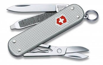 Швейцарский складной нож Victorinox Classic Alox, серебристый