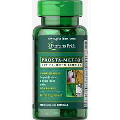 Puritan's Pride Prosta-Metto Saw Palmeto Complex for Men, Комплекс для простати (120 капс.)