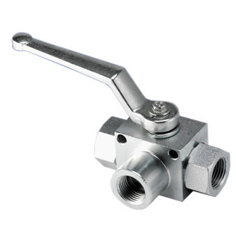 Кран гидравлический, шаровый, трехходовой Ду.20 IR(3/4"-14 BSP) (Type L ...