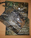 Непромокаючий Плащ дощовик камуфльований "ліс", з козирком, фото 8