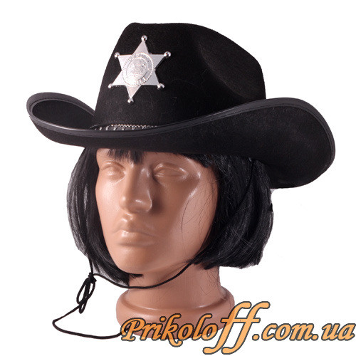 Капелюх Шерифа ковбой, фетр., фото 1