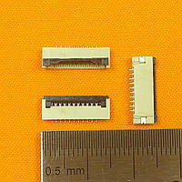 FFC Разъем 10pin*1.0mm, Flip type, контакты внизу