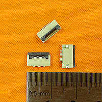 FFC Разъем 10pin*0.5mm, Flip type, контакты внизу