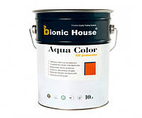 Краска для дерева Bionic-House Aqua Color UV-protect 10л Янтарь