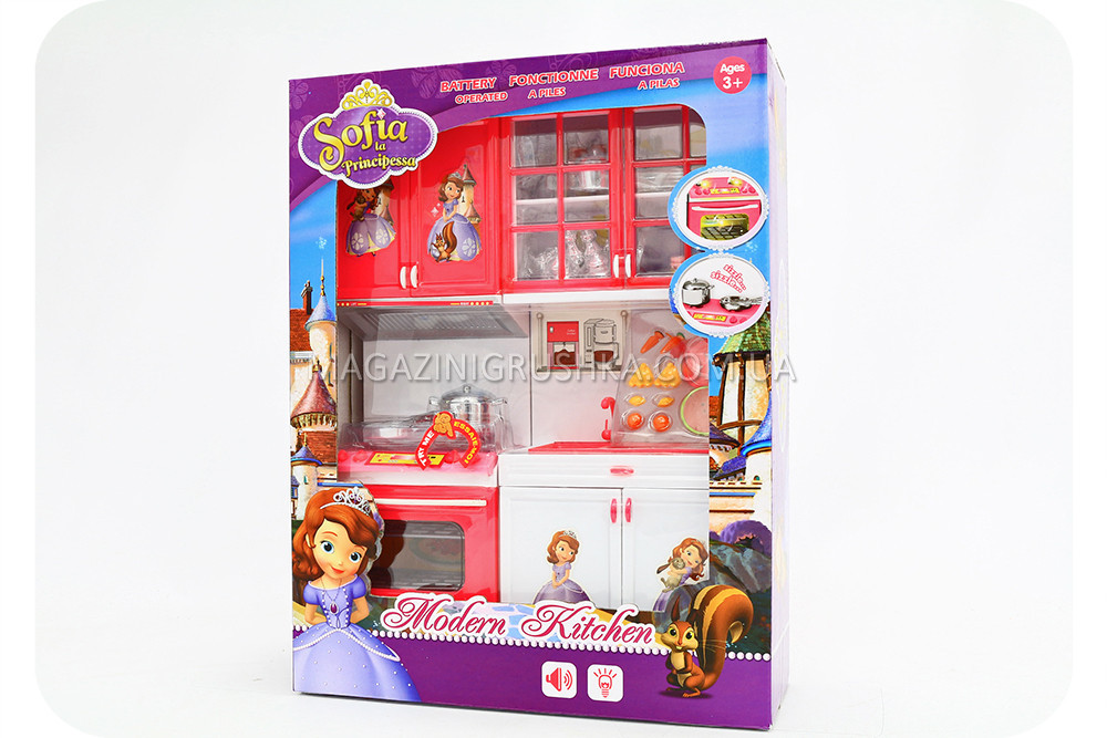 Кухня дитяча для ляльок «Принцеса Софія» (світло, звук) QF 26214 SO, фото 1