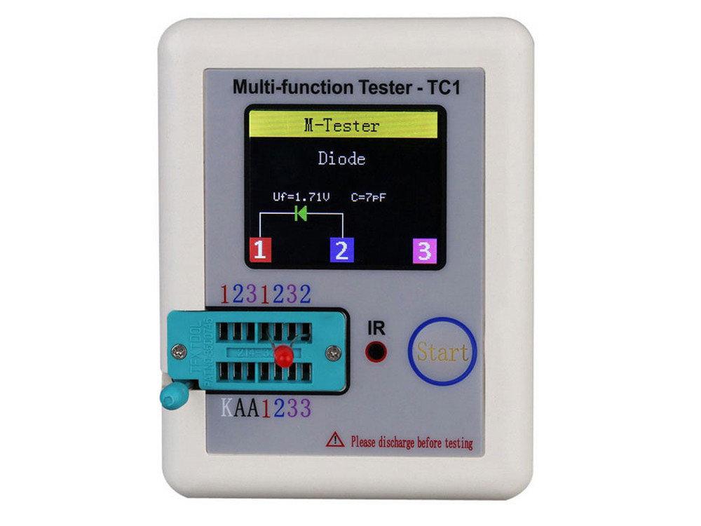 Тестер радіокомпонентів LCR-TC1, Вимірювач ESR LCR, ATmega324PA, акумулятор 450mAh