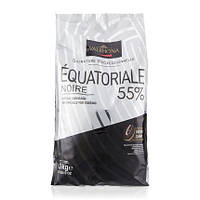 Шоколад черный Valrhona Equatoriale Noire 55% 1 кг