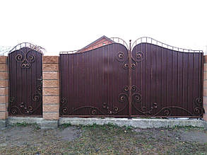 Ворота ковані Ріта ( Рита), фото 2
