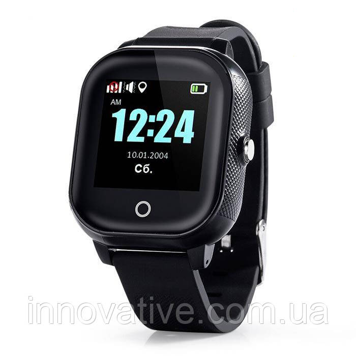Дитячий смарт-годинник Lemfo DF50 Ellipse Aqua з GPS-трекером (Чорний)