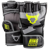 Перчатки Ringhorns Charger MMA Gloves Black/Neo/Yelow S