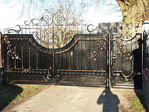 Ворота ковані Новосел, фото 2