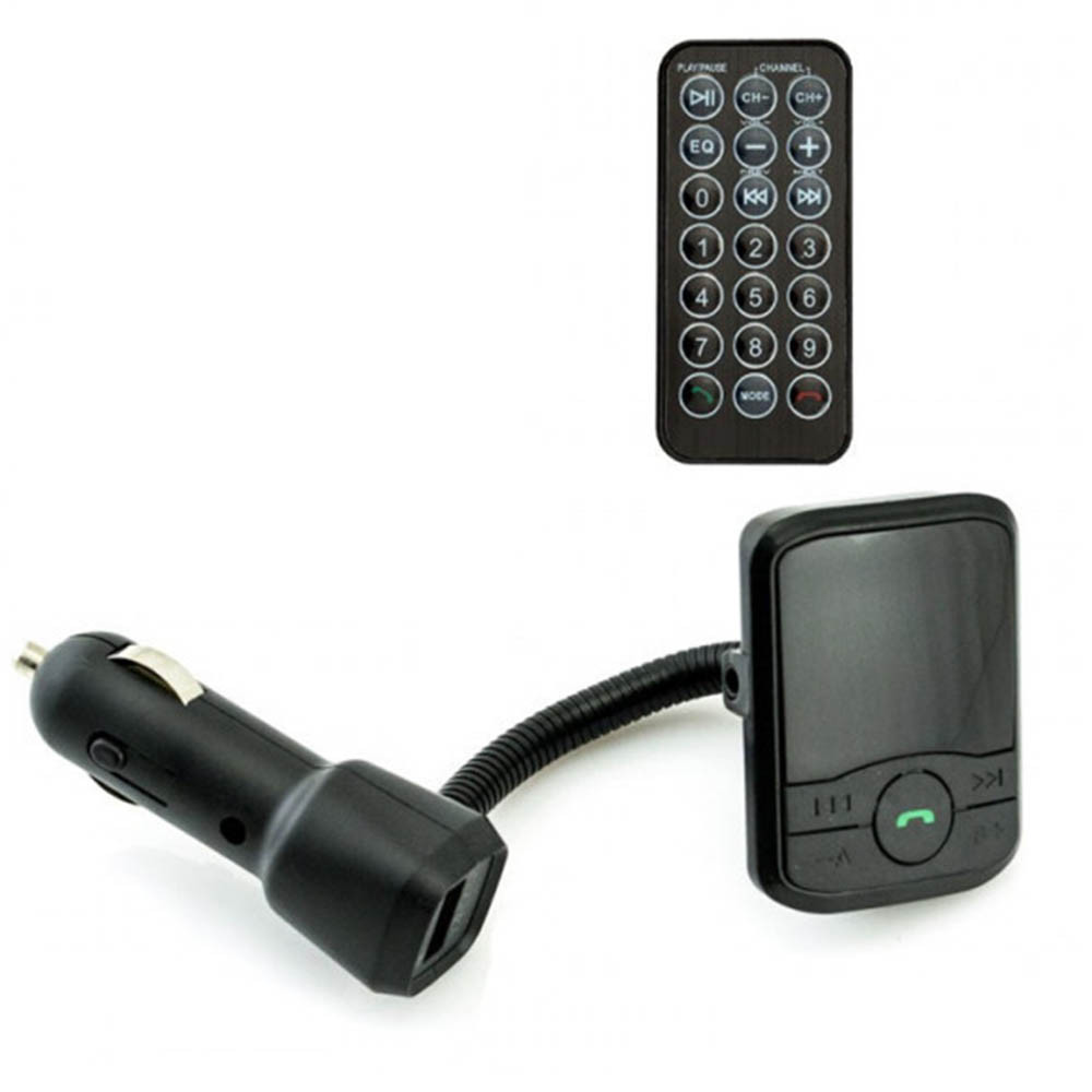 Автомобільний FM-модулятор (трансмітер) MHZ S12, Black