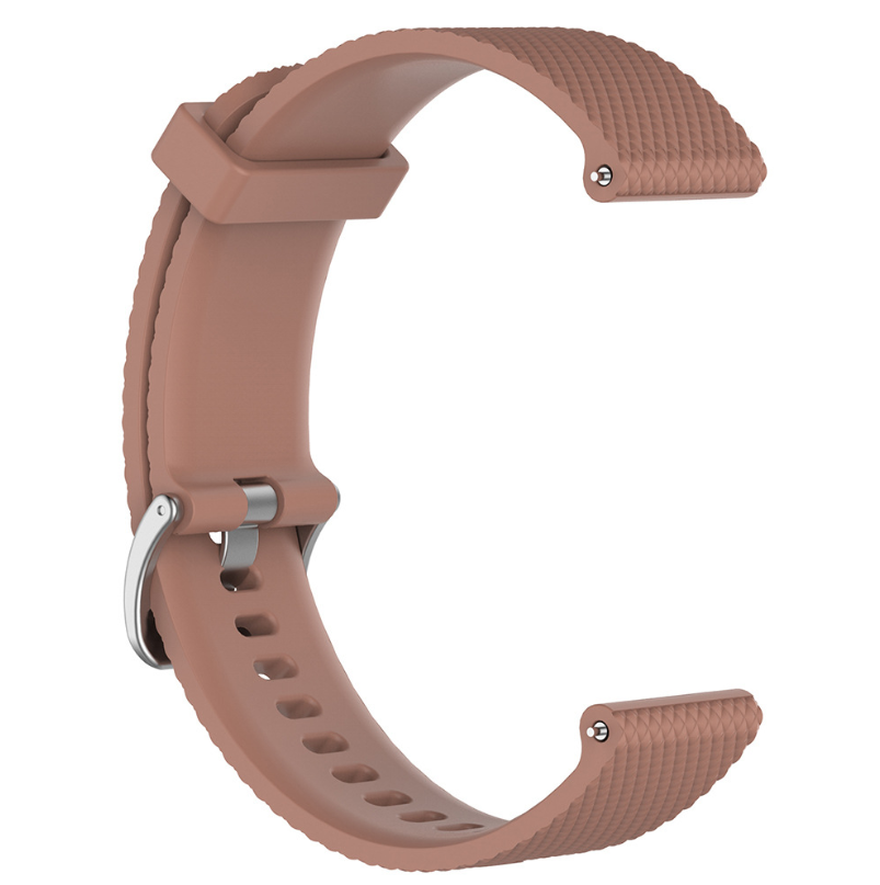 Силіконовий ремінець Youth Version для Xiaomi Amazfit Bip / Lite / 20 мм рифлений Коричневий 1709P