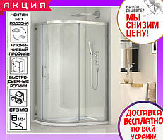 Душова кабіна 120х90 см кутова Santeh 1906120R двері розсувні