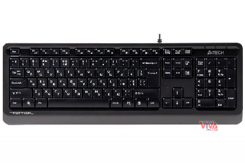Клавіатура A4Tech FK10 USB Black+Grey