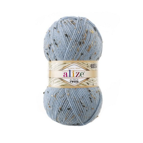 ALPACA TWEED 356 блакитний - 15% альпака, 15% вовна, 5% віскоза, 65% акрил