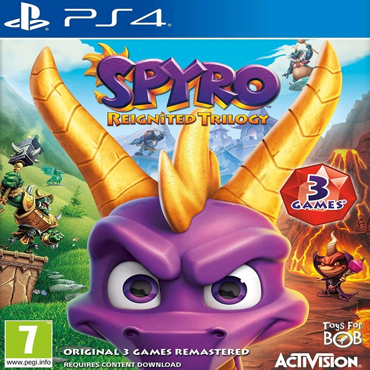 Spyro Reignited Trilogy (англійська версія) PS4