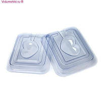 Пластикова форма 3D "Сердечко" (2 половинки)