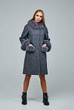 Жіноче зимове пальто П-1205 н/м Шерсть пальтовая W7-8232, фото 3