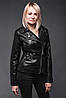 Жіноча куртка-косуха з Екошкіри, фото 6
