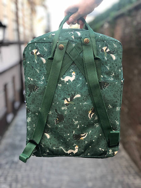 Fjallraven Kanken Classic Green Fable Freestyle store 1043688965