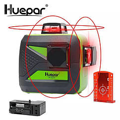 Лазерний рівень Huepar 3D Red HP-903CR 12 ліній ➜ Червоні промені ➜ ОРИГИНАЛ ➜ ГАРАНТІЯ: 1 рік