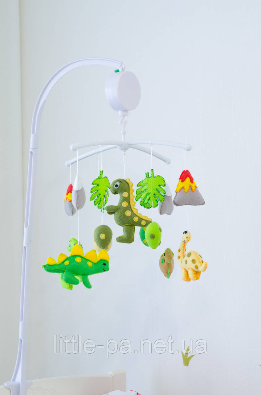 Мобіль для дитячого ліжечка "Динопарк"